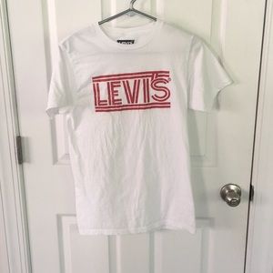 White Levi’s Red Tee Shirt
